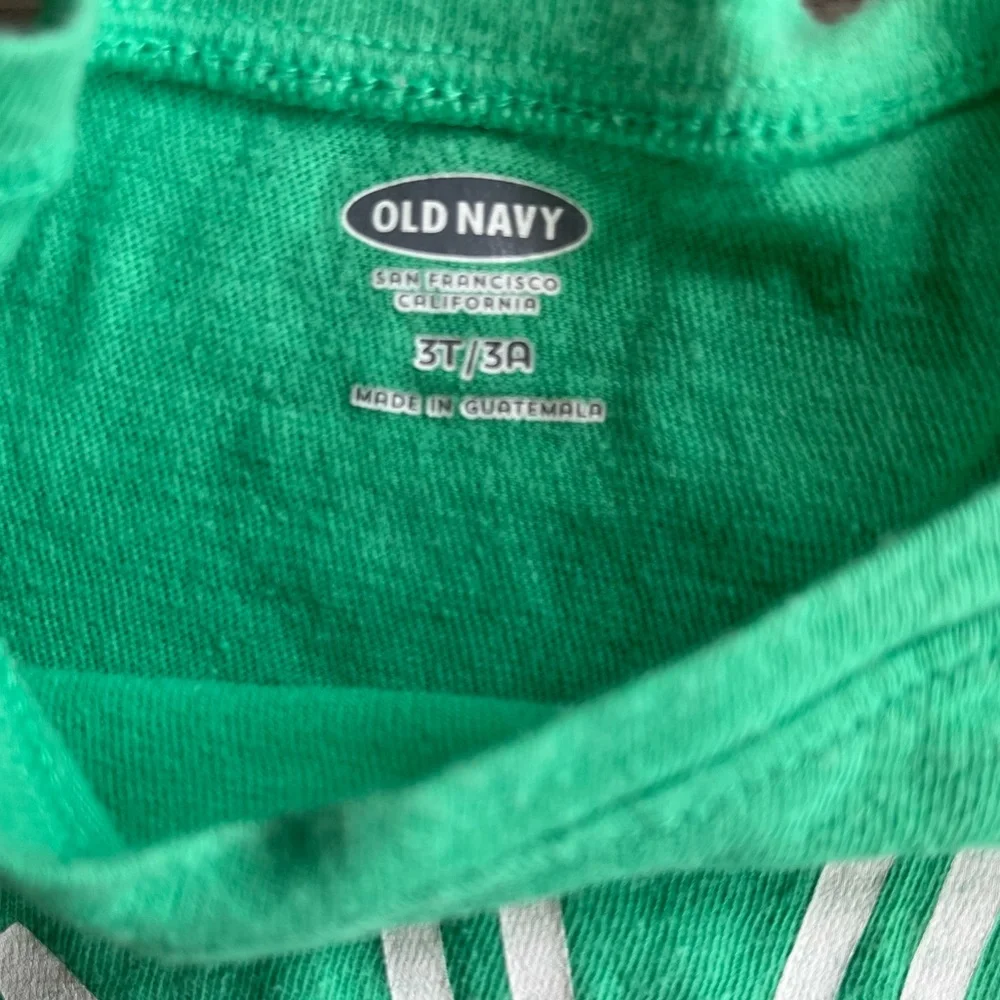 Old Navy Toddler Girl “Daddy’s Lucky Charm” Short Sleeve T-Shirt Scoop Neck 3T